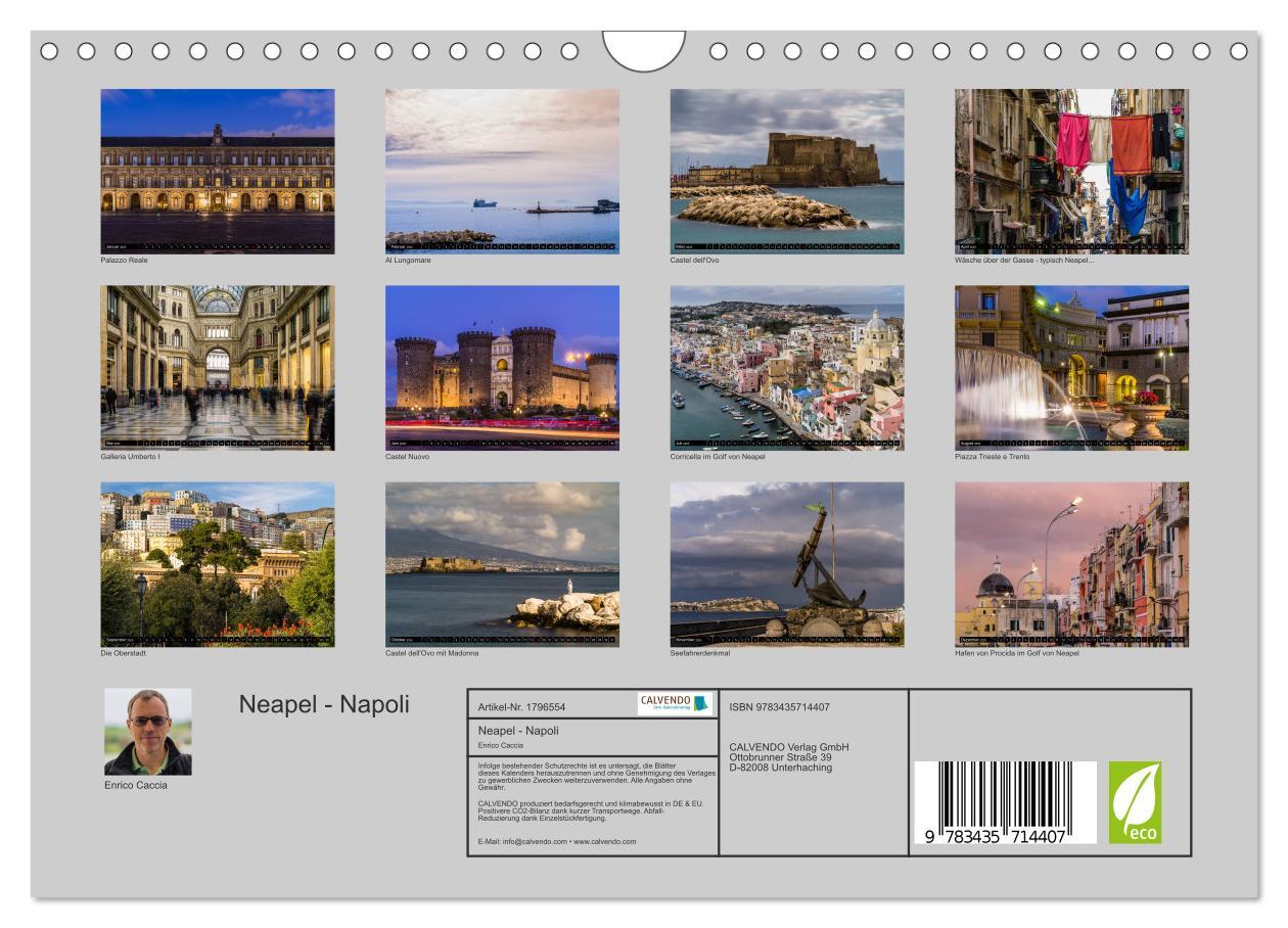 Bild: 9783435714407 | Neapel - Napoli (Wandkalender 2025 DIN A4 quer), CALVENDO...