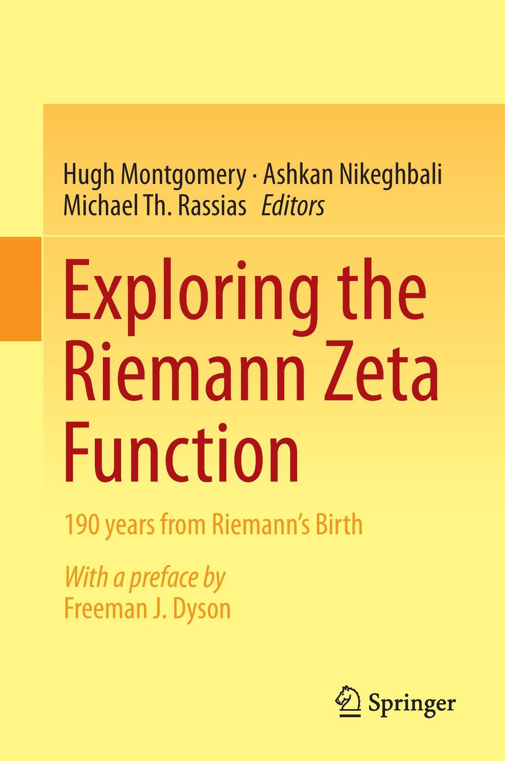 Cover: 9783319599687 | Exploring the Riemann Zeta Function | 190 years from Riemann's Birth