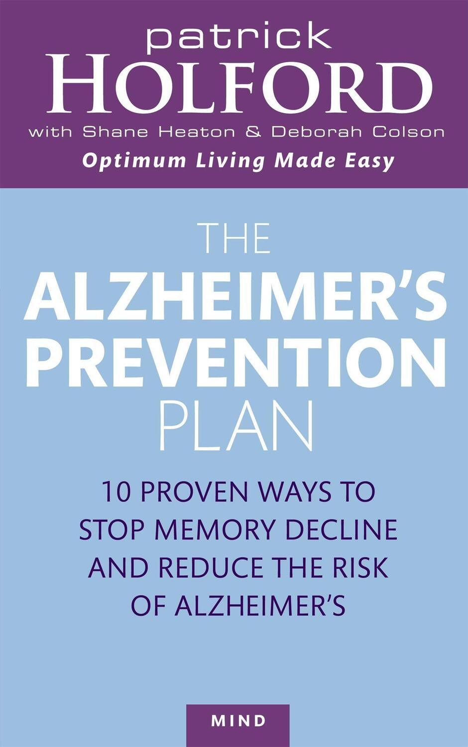 Cover: 9780749925147 | The Alzheimer's Prevention Plan | Deborah Colson (u. a.) | Taschenbuch