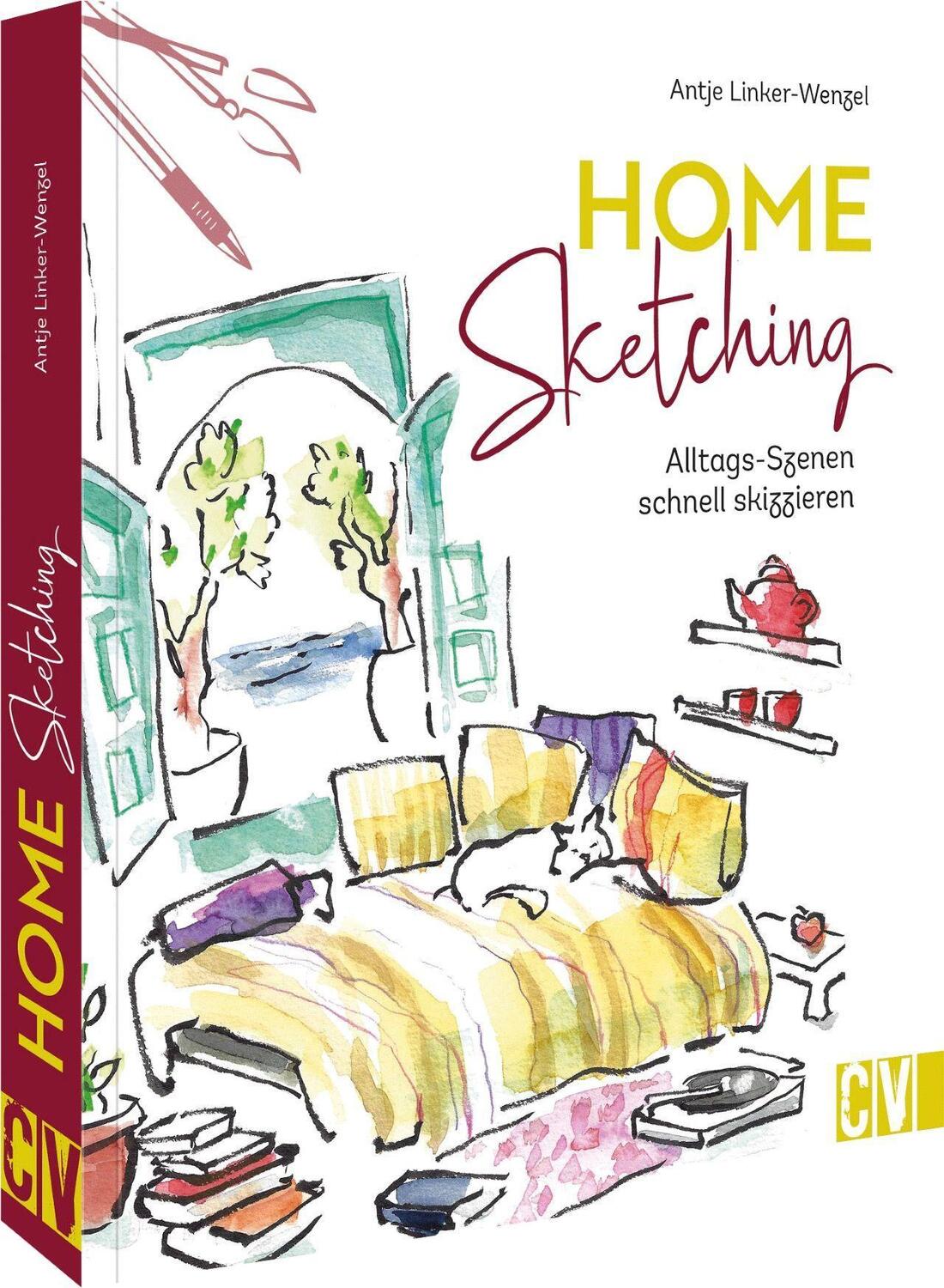 Cover: 9783862304455 | Home Sketching | Alltags-Szenen schnell skizzieren | Linker-Wenzel