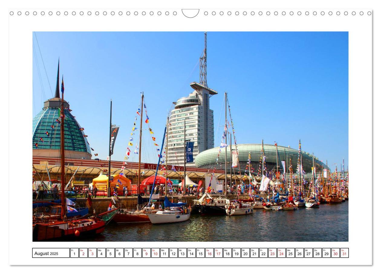 Bild: 9783435580804 | Windjammer - Bremerhaven (Wandkalender 2025 DIN A3 quer), CALVENDO...