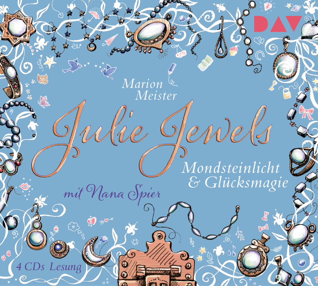 Cover: 9783742404022 | Julie Jewels - Mondsteinlicht und Glücksmagie, 4 Audio-CDs | Meister