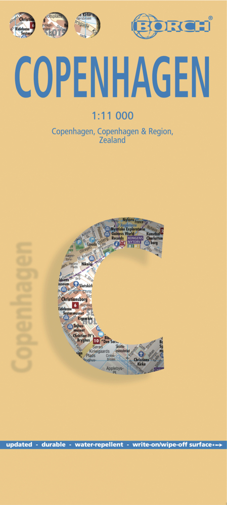 Cover: 9783866093539 | Borch Map Kopenhagen. København. Copenhagen | (Land-)Karte | 2 S.