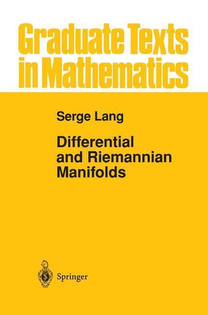 Bild: 9780387943381 | Differential and Riemannian Manifolds | Serge Lang | Buch | XIV | 1996