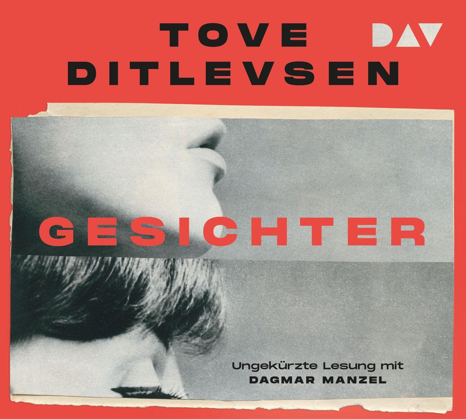 Cover: 9783742422651 | Gesichter | Ungekürzte Lesung mit Dagmar Manzel | Tove Ditlevsen | CD