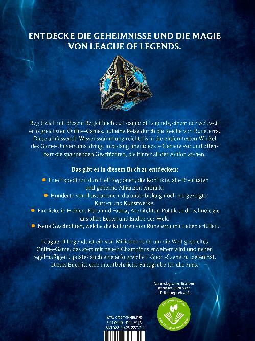 Rückseite: 9783426227329 | League of Legends. Die Reiche von Runeterra | (deutsche Ausgabe)