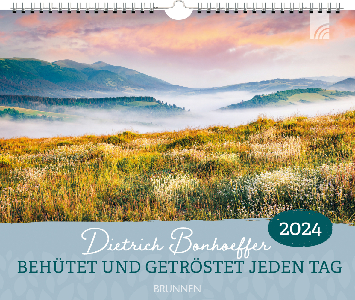 Cover: 9783765580642 | Behütet und getröstet jeden Tag 2024 | Dietrich Bonhoeffer | Kalender