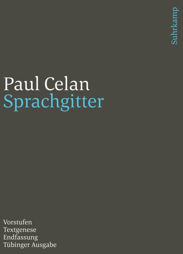 Cover: 9783518242599 | Werke. Tübinger Ausgabe | Paul Celan | Taschenbuch | 144 S. | Deutsch