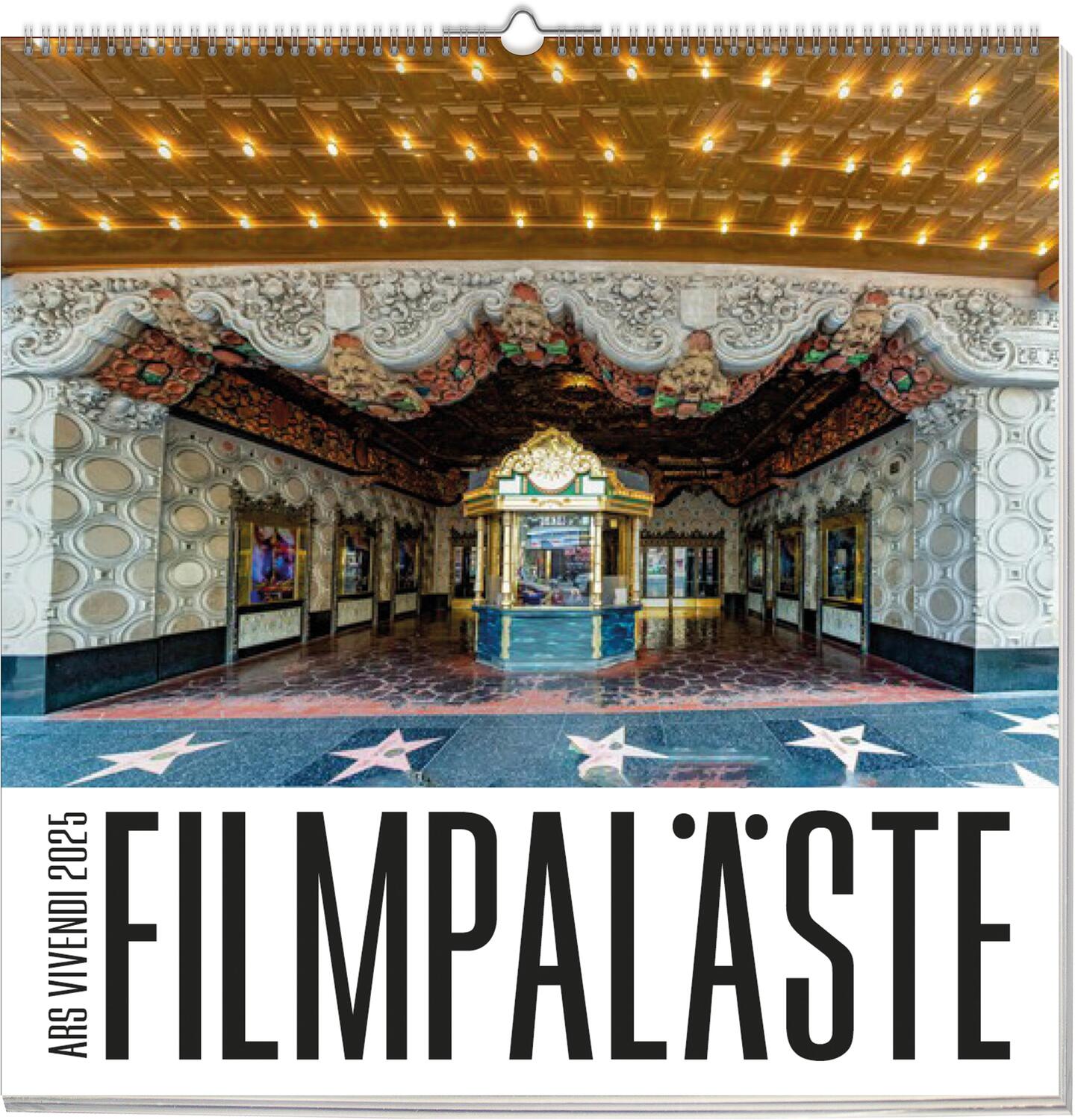 Cover: 9783747205617 | Filmpaläste 2025 | Wandkalender | Kalender | 12 S. | Deutsch | 2025