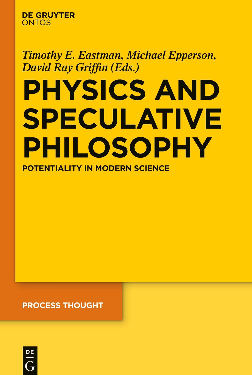 Cover: 9783110449754 | Physics and Speculative Philosophy | Potentiality in Modern Science