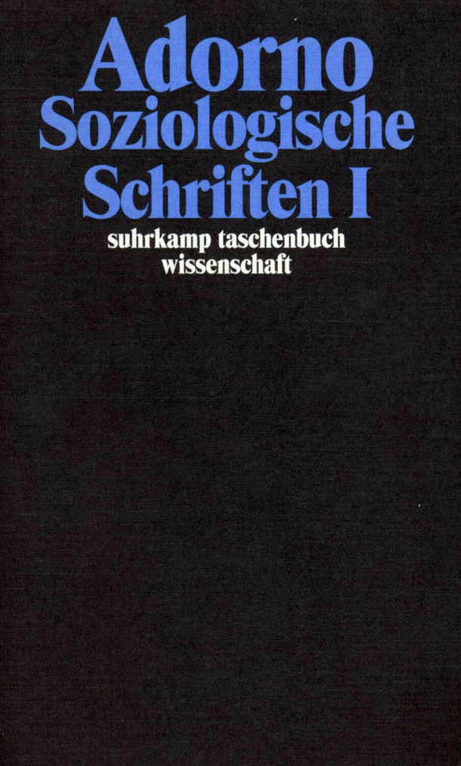 Cover: 9783518293089 | Soziologische Schriften I | Gesammelte Schriften in 20 Bänden, Band 8