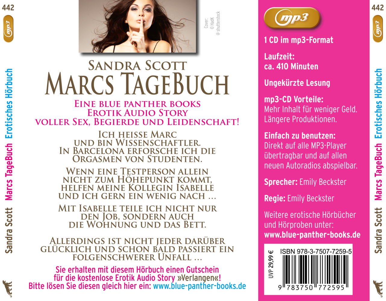 Bild: 9783750772595 | Marcs TageBuch Erotik Audio Story Erotisches Hörbuch MP3CD,...