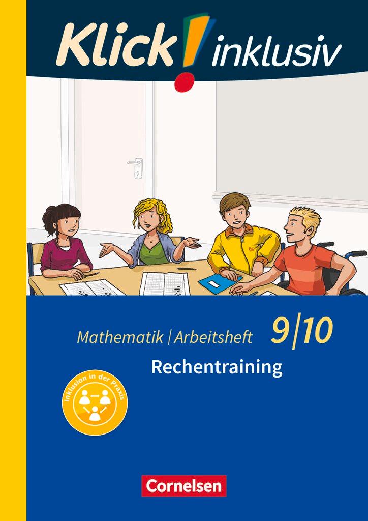 Cover: 9783060021260 | Klick! inklusiv 9./10. Schuljahr - Arbeitsheft 1 - Rechentraining