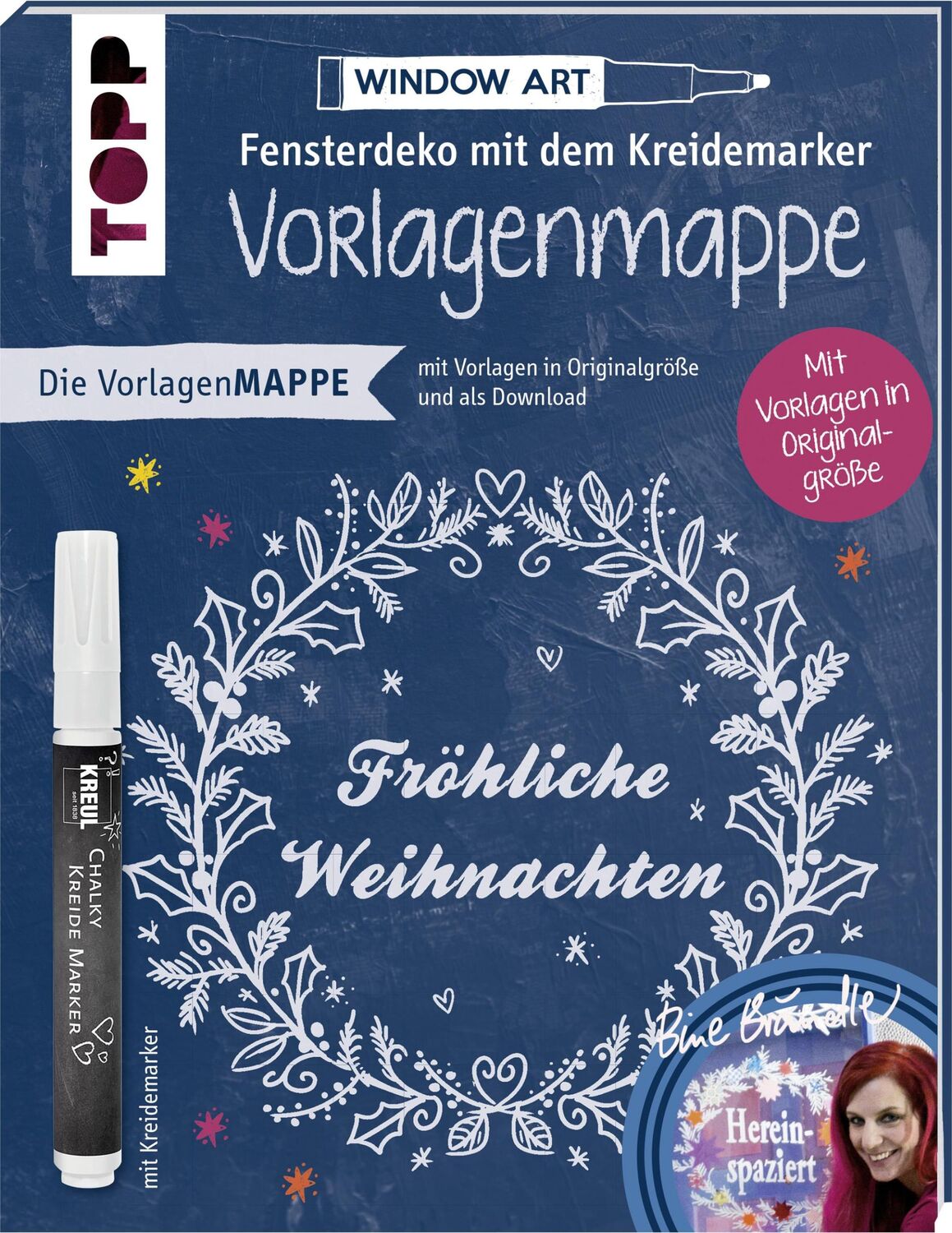 Cover: 9783772476952 | Vorlagenmappe Fensterdeko mit dem Kreidemarker | Bine Brändle | Buch