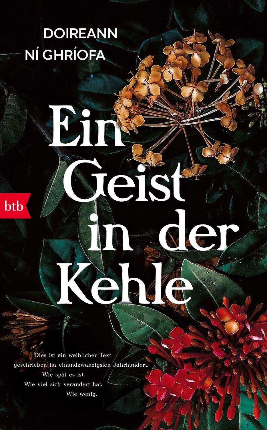 Cover: 9783442762316 | Ein Geist in der Kehle | Doireann Ní Ghríofa | Buch | 384 S. | Deutsch