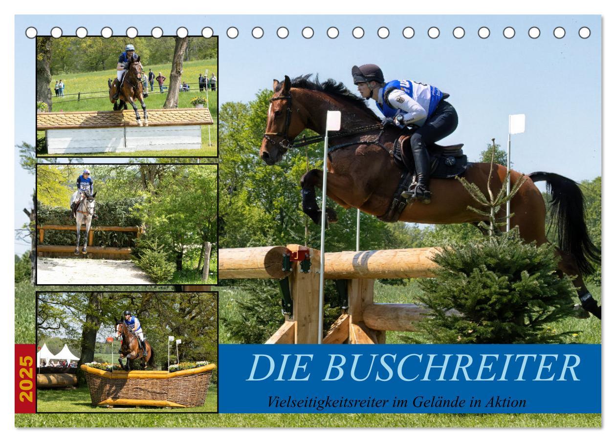 Cover: 9783457141373 | Die Buschreiter (Tischkalender 2025 DIN A5 quer), CALVENDO...