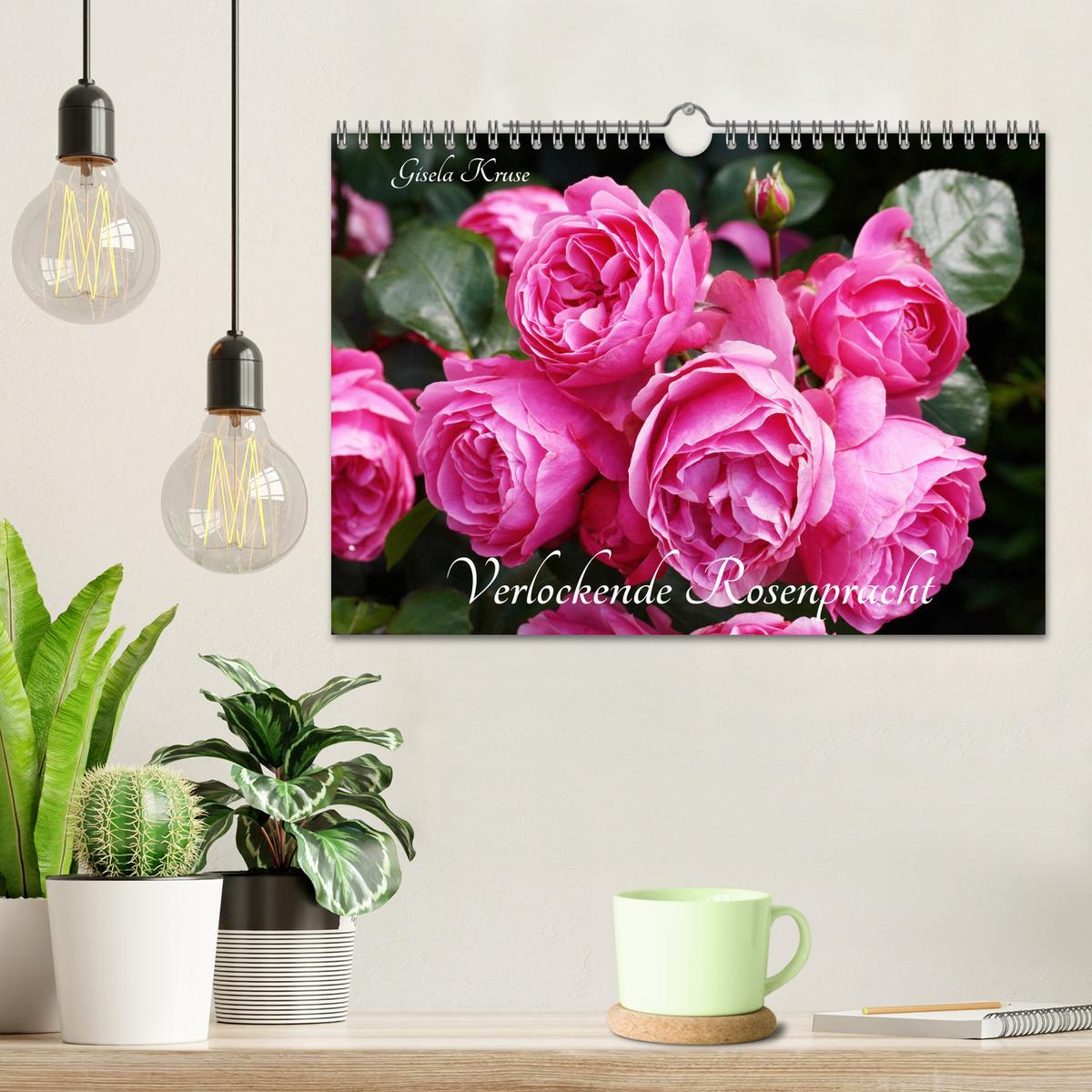 Bild: 9783435135226 | Verlockende Rosenpracht (Wandkalender 2025 DIN A4 quer), CALVENDO...