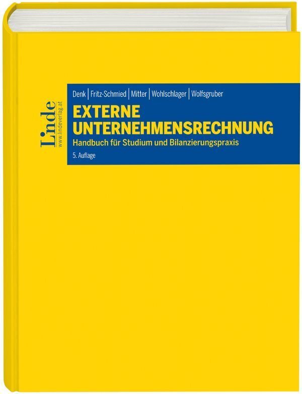 Cover: 9783707333244 | Externe Unternehmensrechnung (f. Österreich) | Christoph Denk (u. a.)