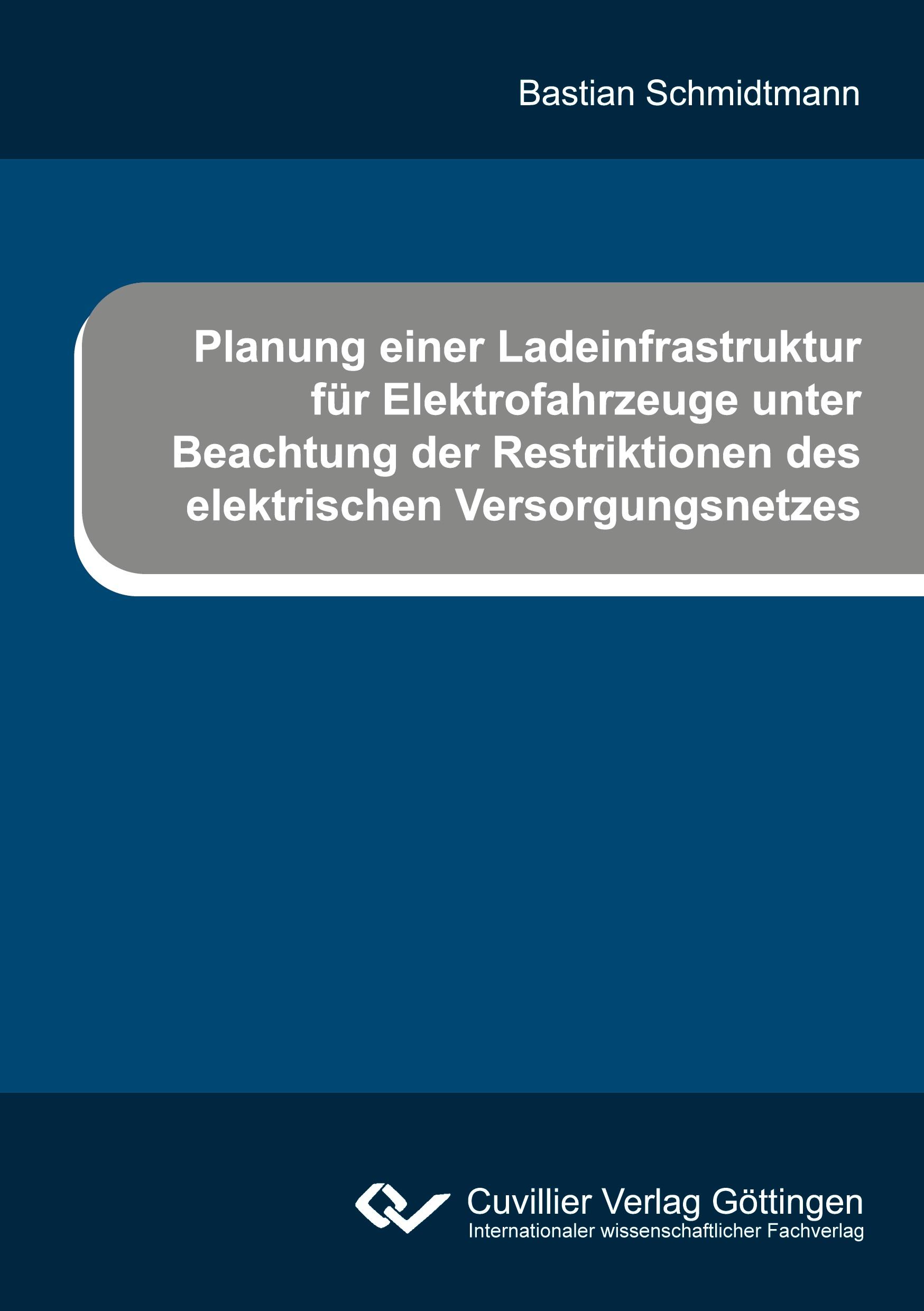 Cover: 9783736975057 | Planung einer Ladeinfrastruktur für Elektrofahrzeuge unter...