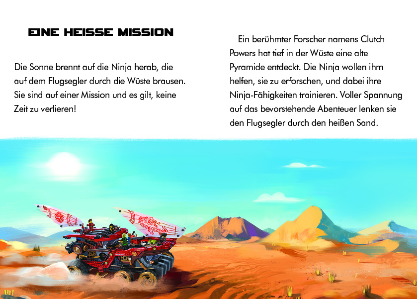 Bild: 9783960803423 | LEGO® NINJAGO® - Verschwunden in der Wüste | Taschenbuch | 48 S.