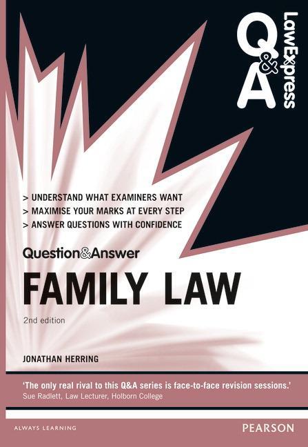 Cover: 9780273783633 | Law Express Question and Answer: Family Law | Jonathan Herring | Buch