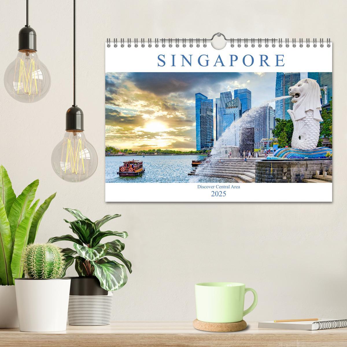 Bild: 9781325941469 | Singapore - Discover Central Area (Wall Calendar 2025 DIN A4...