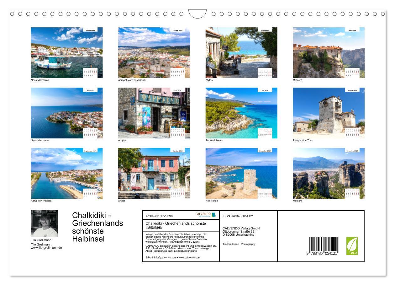 Bild: 9783435054121 | Chalkidiki - Griechenlands schönste Halbinsel (Wandkalender 2025...