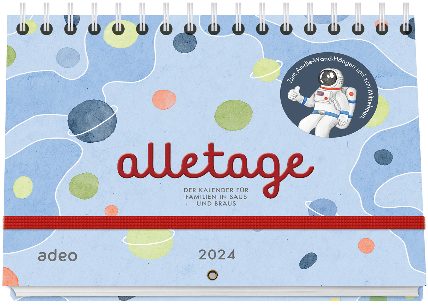 Cover: 9783863343675 | alletage 2024 | Der Kalender für Familien in Saus und Braus | Kalender