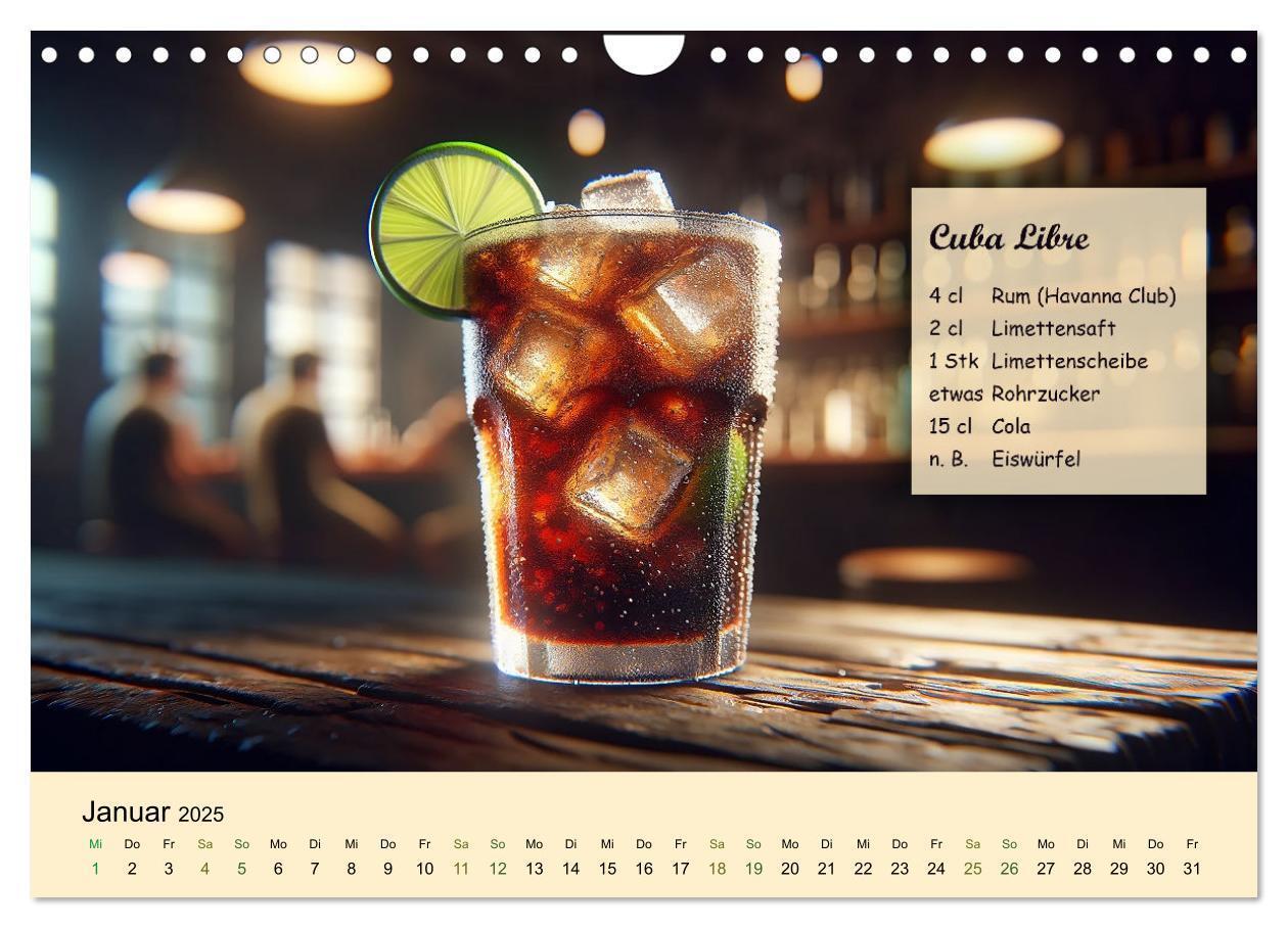 Bild: 9783383777622 | Cocktail-Klassiker (Wandkalender 2025 DIN A4 quer), CALVENDO...