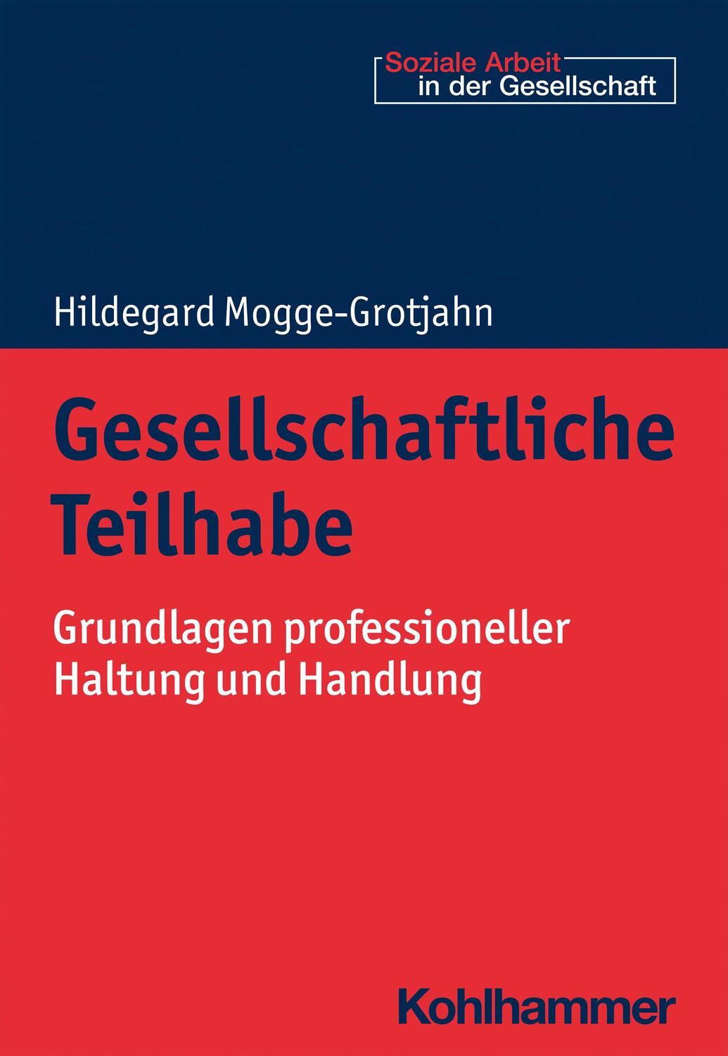 Cover: 9783170384446 | Gesellschaftliche Teilhabe | Hildegard Mogge-Grotjahn | Taschenbuch