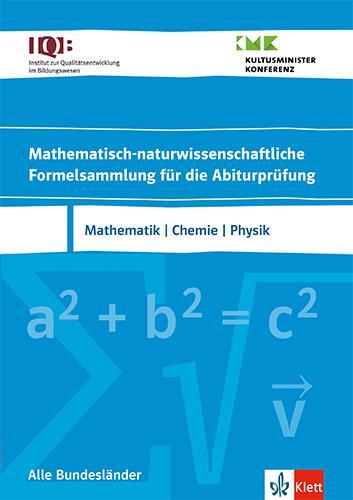 Cover: 9783127350005 | IQB Mathematisch-naturwissenschaftliche Formelsammlung für die...