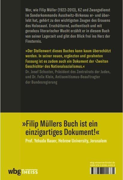 Rückseite: 9783806244335 | Sonderbehandlung | Filip Müller | Buch | 320 S. | Deutsch | 2021