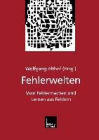 Cover: 9783810023438 | Fehlerwelten | Wolfgang Althof | Taschenbuch | Paperback | 269 S.