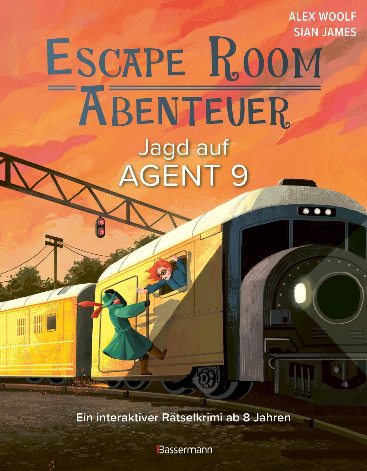 Cover: 9783809447542 | Escape Room Abenteuer - Jagd auf Agent 9 | Alex Woolf | Taschenbuch