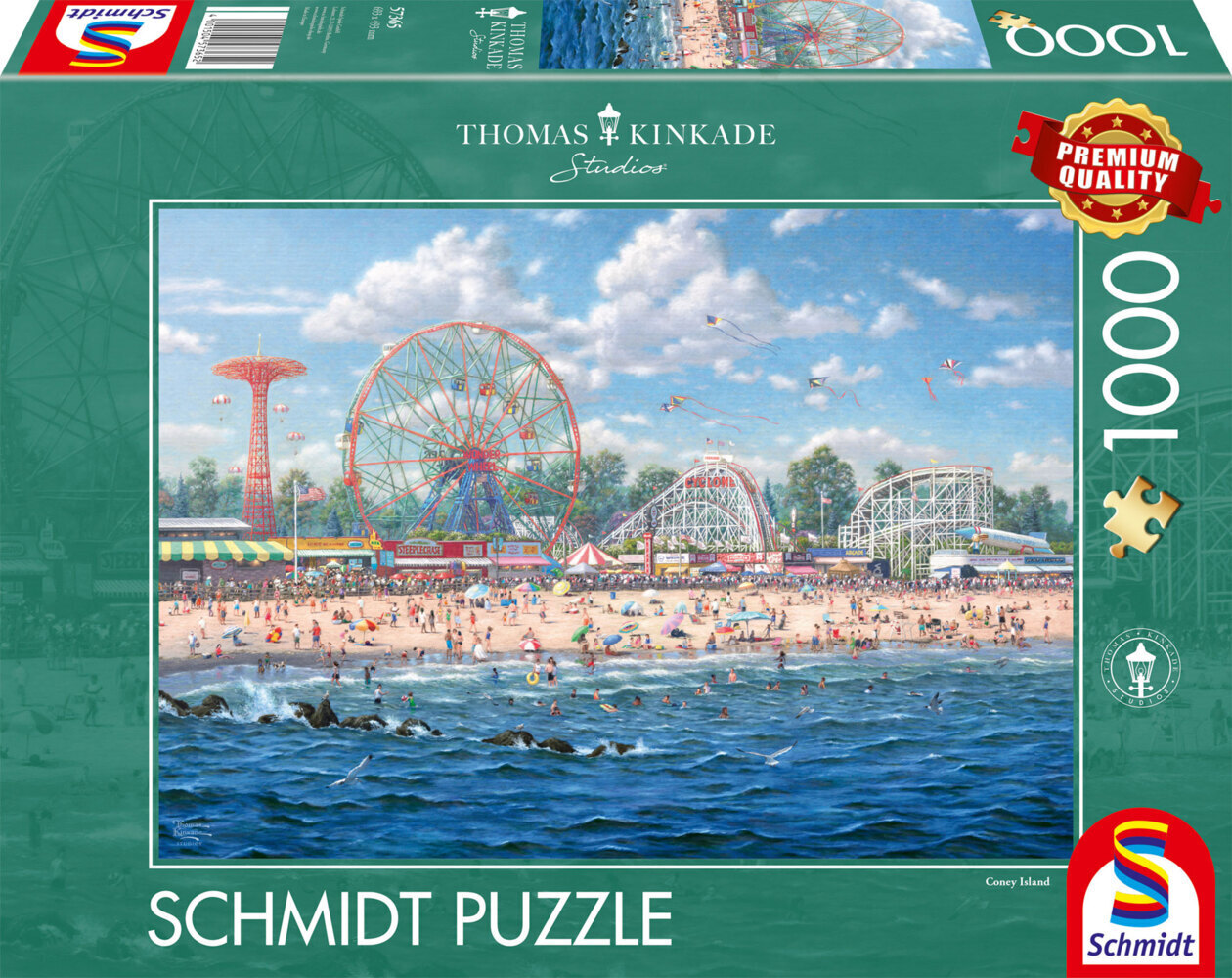 Cover: 4001504573652 | Coney Island | Puzzle Thomas Kinkade 1.000 Teile | Spiel | Deutsch