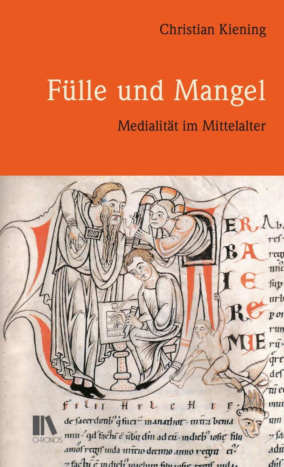 Cover: 9783034013543 | Fülle und Mangel | Medialität im Mittelalter | Christian Kiening