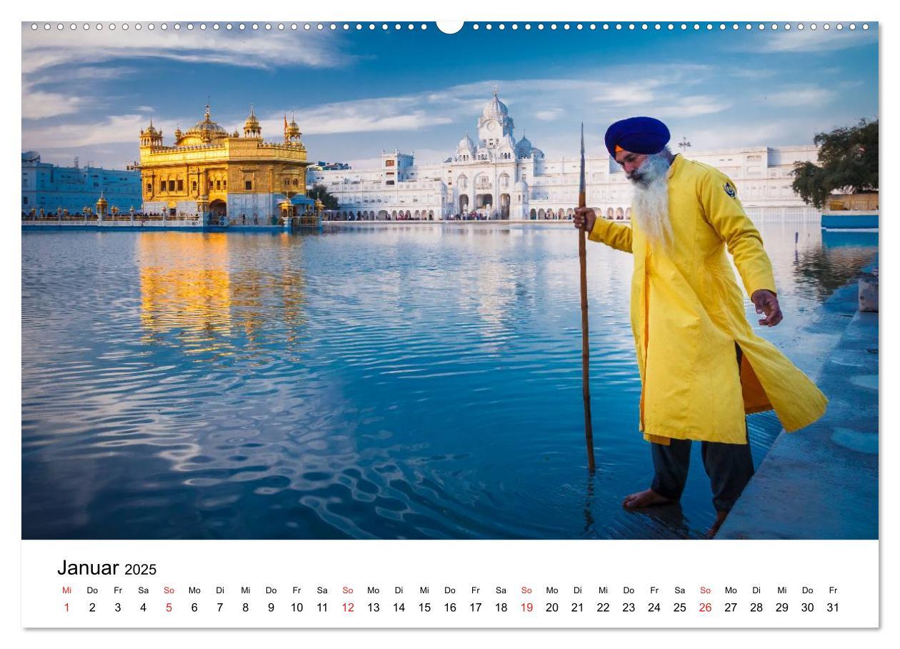 Bild: 9783435698783 | Indien: Menschen ¿ Farben ¿ Religionen (Wandkalender 2025 DIN A2...