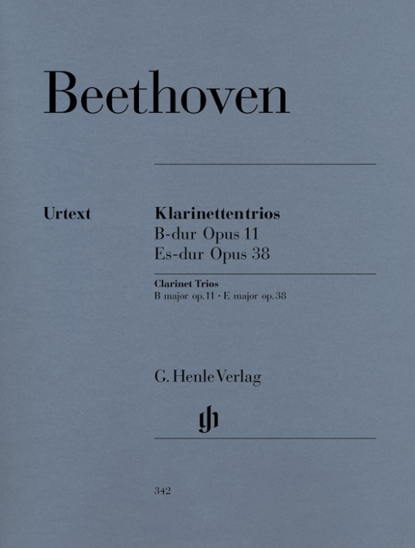 Cover: 9790201803425 | Beethoven, Ludwig van - Klarinettentrios B-dur op. 11 und Es-dur...