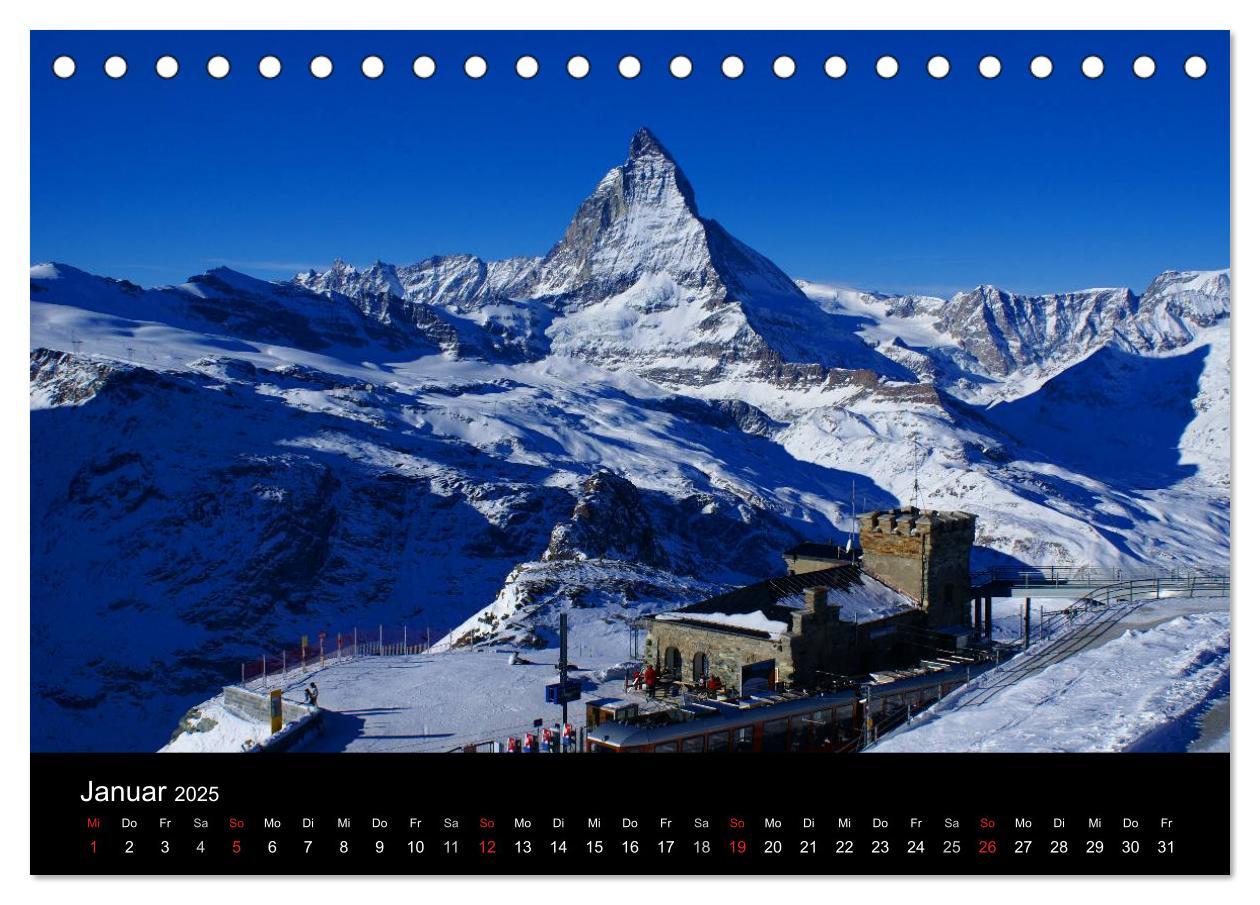 Bild: 9783435716043 | Faszination Matterhorn (Tischkalender 2025 DIN A5 quer), CALVENDO...