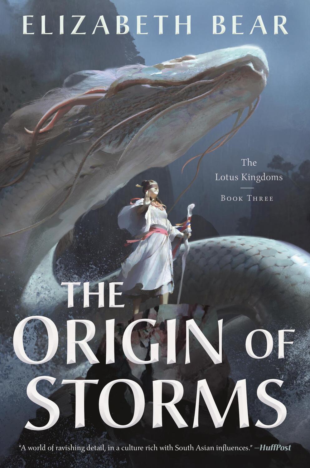 Cover: 9780765380180 | The Origin of Storms | The Lotus Kingdoms, Book Three | Elizabeth Bear