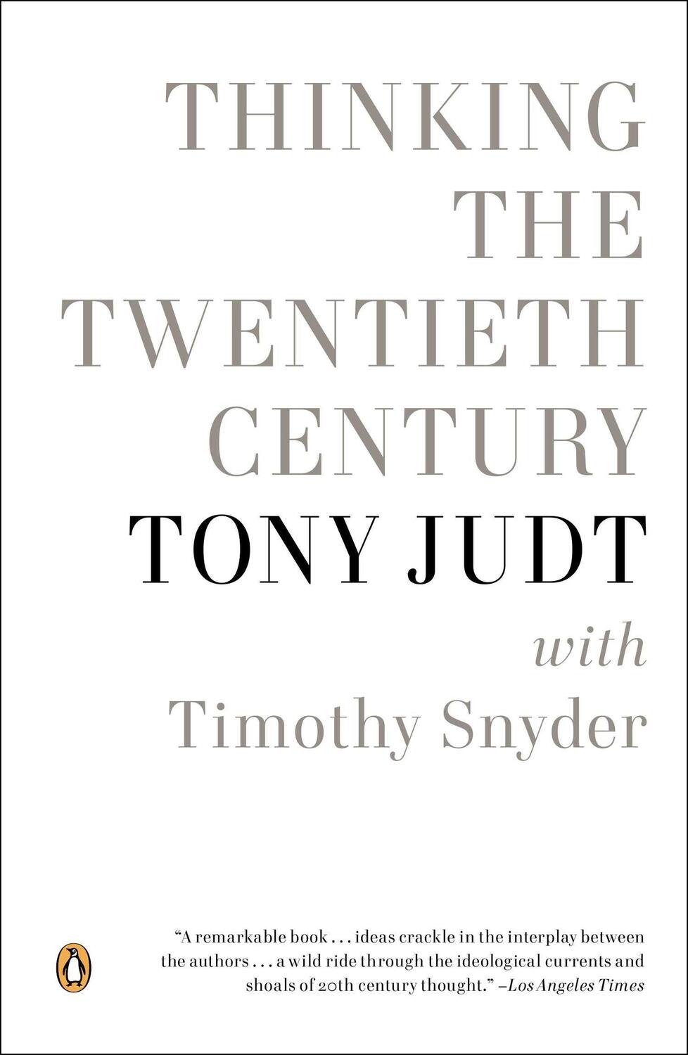 Cover: 9780143123040 | Thinking the Twentieth Century | Tony Judt | Taschenbuch | Englisch