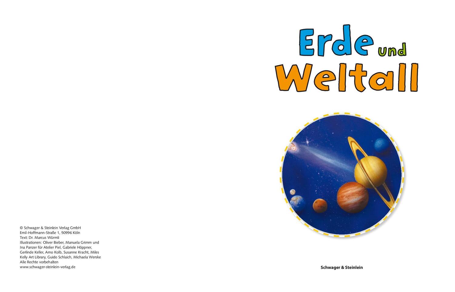 Bild: 9783849940409 | Erde und Weltall für Kinder ab 6 Jahren | Marcus Würmli | Buch | 48 S.