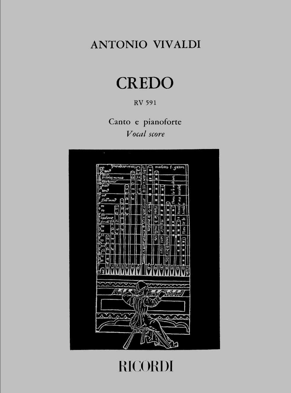 Cover: 9790041315621 | Credo RV 591 | ED. G.F. Malipiero - Piano reduction | Antonio Vivaldi