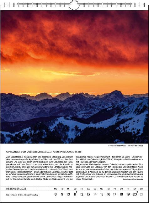Bild: 9783861924203 | Blodigs Alpenkalender 2025 | Das Original seit 1925 - 100. AUSGABE