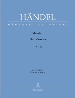 Cover: 9790006442898 | Der Messias HWV 56 (deutsch-englisch), Klavierauszug | Händel | Buch