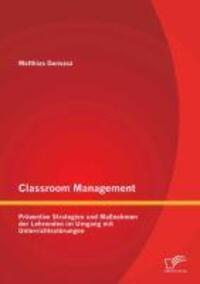 Cover: 9783842899070 | Classroom Management | Matthias Gonszcz | Taschenbuch | Diplomica
