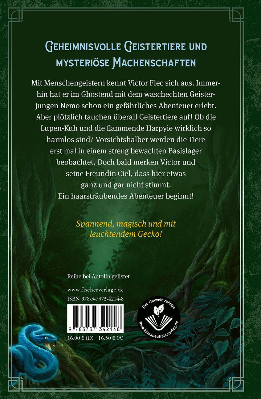 Rückseite: 9783737342148 | Victor Flec - Auf der Spur der Geistertiere | Band 2 | Angela Kirchner