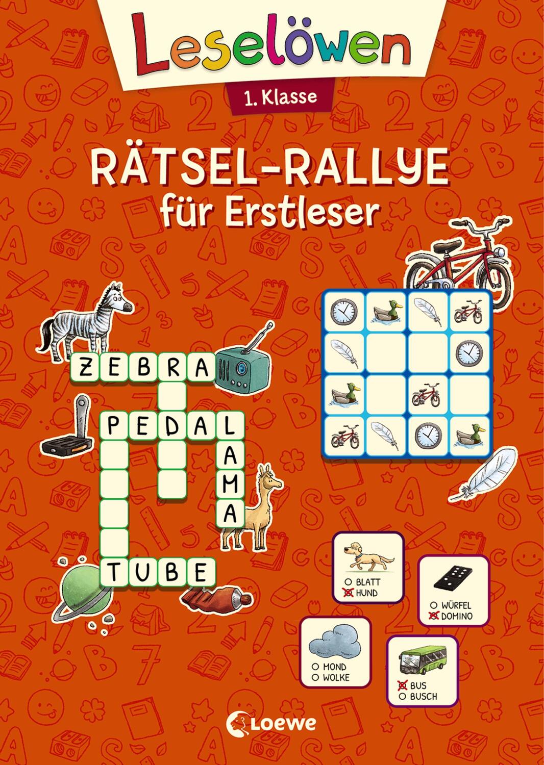 Cover: 9783743209626 | Leselöwen Rätsel-Rallye für Erstleser - 1. Klasse (Orange) | Rätseln