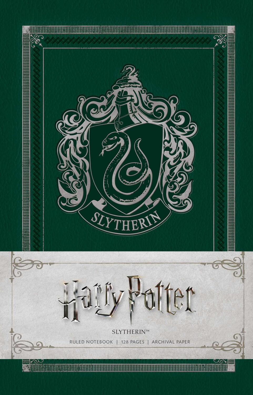 Cover: 9781683832621 | Harry Potter: Slytherin Ruled Notebook | Insight Editions | Buch