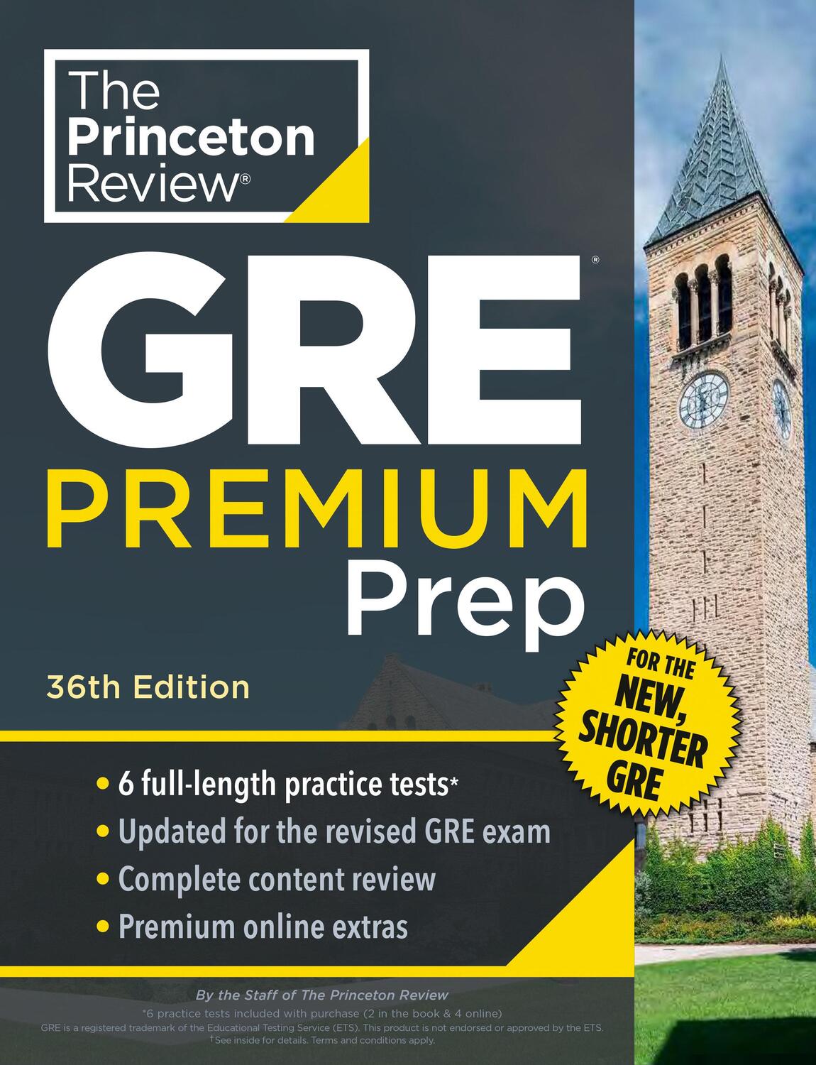 Cover: 9780593517826 | Princeton Review GRE Premium Prep, 36th Edition | The Princeton Review